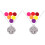 2Sets Stylish Silver Aromatherapy Diffuser Necklace with Felt Cushion 2