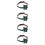 4Pcs Adjustable Christmas Cat Collar For Small Pets 6