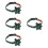 4Pcs Adjustable Christmas Cat Collar For Small Pets 5