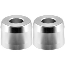 4Pcs Silver Aluminum Stand Sturdy Brush Holder for Home