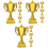 12 Pcs Mini Plastic Award Trophy Small Decor 5