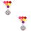 2Sets Stylish Silver Aromatherapy Diffuser Necklace with Felt Cushion 6