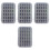 4 Pack Sponge Holder Bobbin Case Transparent Box Compact Container 2