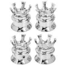 16Pièces Caches D'écrou Aluminium Durable Argent Moto Accessoires