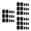 Round Screw Caps For Engineering Projects 144pcs 8