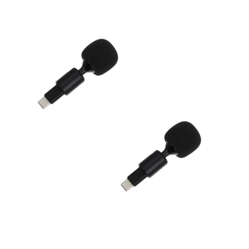 2 Pcs Streaming Mic Usb Microphone Laptop Wireless For Typec Usb-C 1