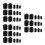 Round Screw Caps For Engineering Projects 144pcs 7