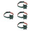 4Pcs Adjustable Christmas Cat Collar For Small Pets 4