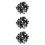 600 Pcs Pin Backs Pin Caps Tack Back Pin Clasps 7