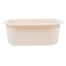 2Pcs Durable Beige PP Plastic Baby Changing Table Tub for Home Use