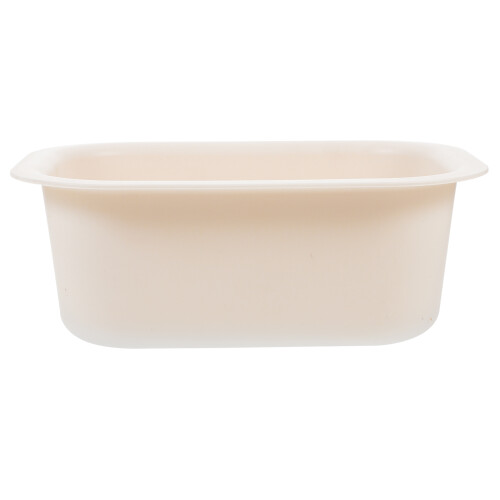 2Pcs Durable Beige PP Plastic Baby Changing Table Tub for Home Use