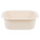 2Pcs Durable Beige PP Plastic Baby Changing Table Tub for Home Use 2