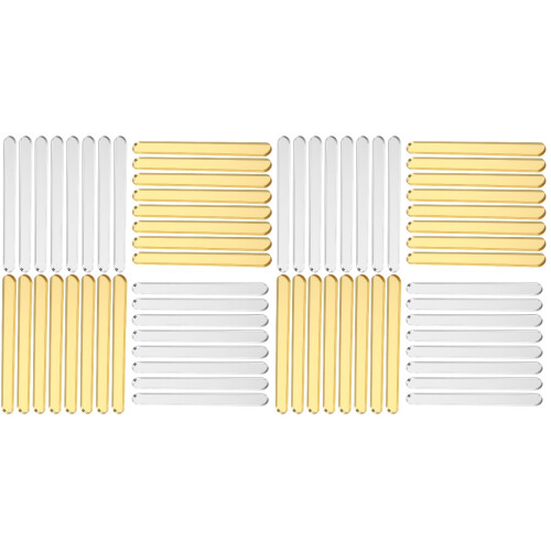 100 Pcs Acrylic Craft Sticks For Diy Ice Cream Projects Assorted Color 1