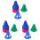 75Pcs Assorted Plastic Block Cones for Soccer and Roller Skating 2