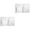 4Sets Multi-Purpose Manicure Palet Wit Acryl Voor Nagelkunst 3