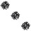600 Pcs Pin Backs Pin Caps Tack Back Pin Clasps 8