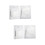 4Sets Multi-Purpose Manicure Palet Wit Acryl Voor Nagelkunst 6