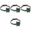 4Pcs Adjustable Christmas Cat Collar For Small Pets 3