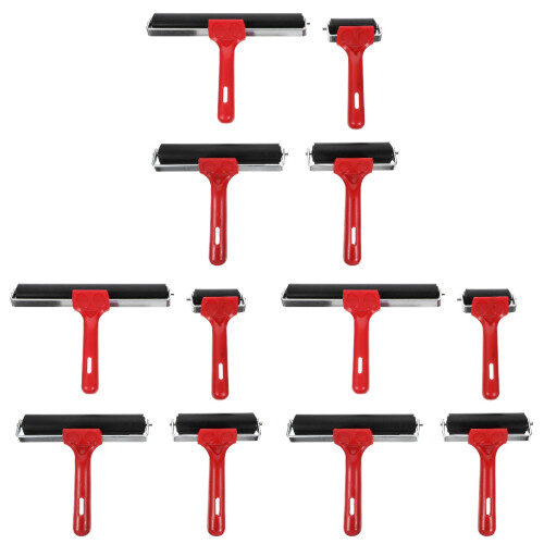 3 Pcs Roller Drilling Tool Rubber For Crafts Brayers Printmaking 1