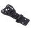 2Pcs Steel Spring Loaded Twists Latch for Tool Box Case Black 2