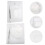4Sets Multi-Purpose Manicure Palet Wit Acryl Voor Nagelkunst 9