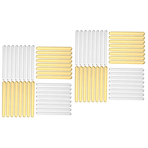 100 Pcs Acrylic Craft Sticks For Diy Ice Cream Projects Assorted Color 2