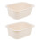 2Pcs Durable Beige PP Plastic Baby Changing Table Tub for Home Use 6