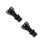 2Pcs Steel Spring Loaded Twists Latch for Tool Box Case Black 4