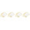 40Pcs Lightweight White Plastic Plates Stackable for Party Food 4