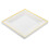 40Pcs Lightweight White Plastic Plates Stackable for Party Food 11