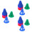 75Pcs Assorted Plastic Block Cones for Soccer and Roller Skating 5