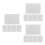 15Pcs DIY Heat Shrink Sheets White Plastic Glow in Dark Material 5