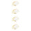 40Pcs Lightweight White Plastic Plates Stackable for Party Food 8