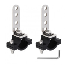 Motorcycle Light Mount 2pcs 360 Adjustable LED Light Bar Bracket for Handlebar Fork ATV UTV