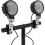 Motorcycle Light Mount 2pcs 360 Adjustable LED Light Bar Bracket for Handlebar Fork ATV UTV 4