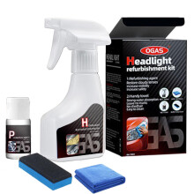 Headlight Restoration Kit and Cleaner for All Vehicles, Removes Yellowing and Fogging, 1PC