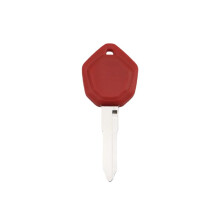 Motorcycle Key Blank Red Uncut Blade for Ducati Supersport 950 V2 V4 ChipCompatible