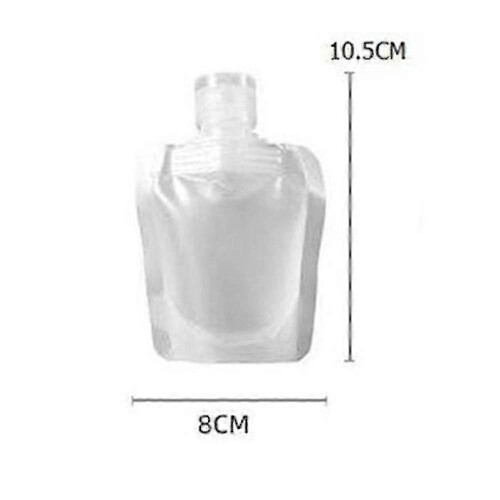 Travel Clamshell Refillable Empty Squeeze Pouches,4 Pack 1