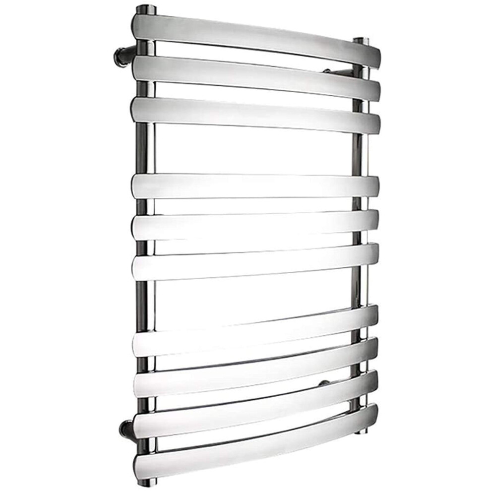 Electric Towel Warmer Chrome Heated Towel Rail 780X350mm Wall Mounted Thermostatic Plugin 9099447348937