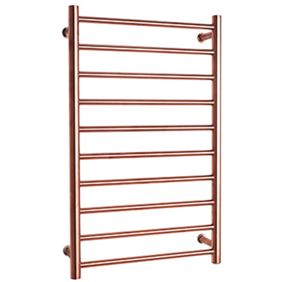 Rose Gold Electric Towel Warmer 304 Stainless Steel Heated Towel Rack For Bathroom, Rapid Heating Plug In 800X500mm 9099447349088
