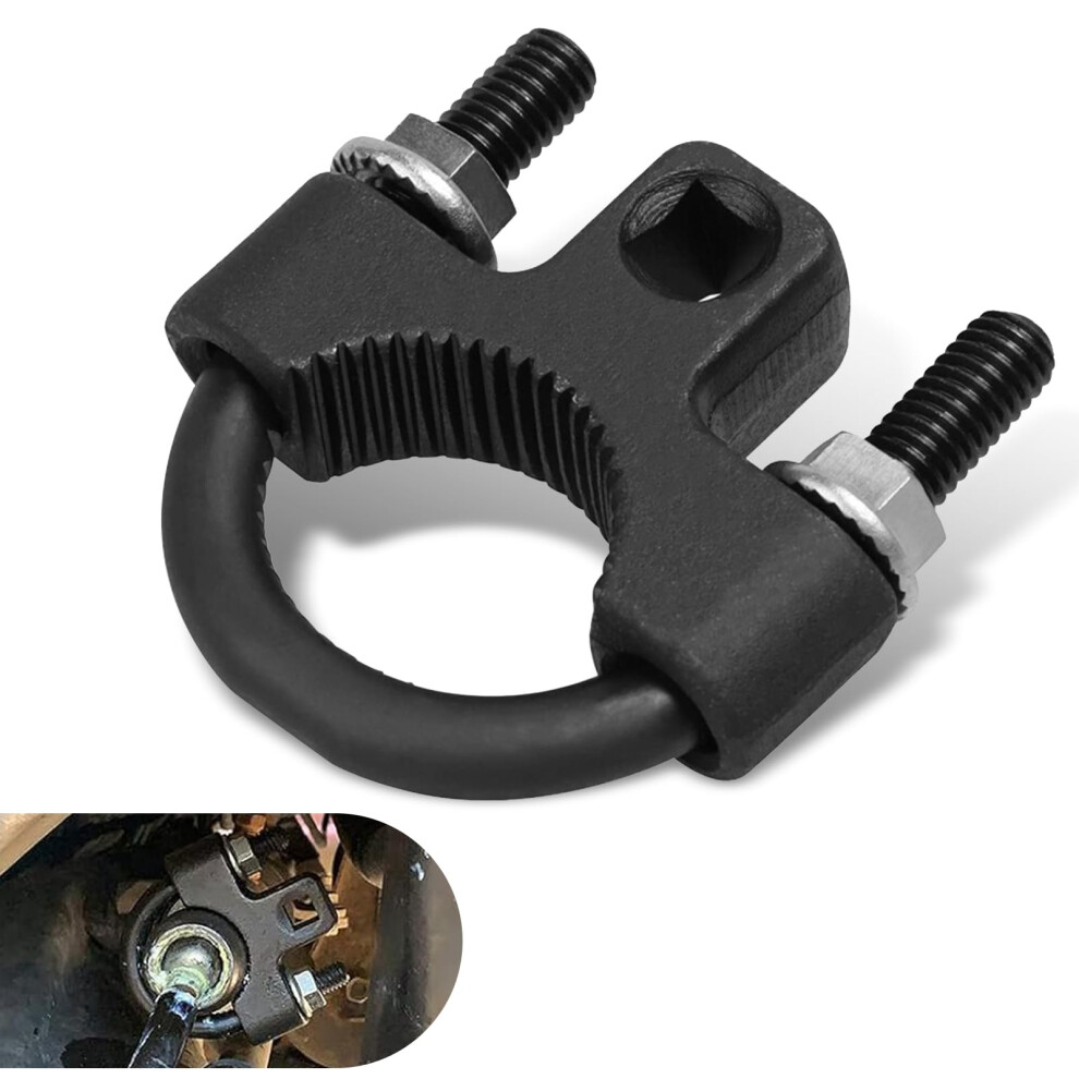 Inner Tie Rod Removal Tool Ushaped Grip Car Steering Rack Wrench Durable Nonslip Black 9070919789120