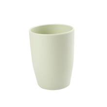 Toothbrush Holder Cup Green Spill Proof Plastic Rinse Tumbler Stackable Lightweight Bathroom Use