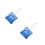 2Pcs Hanging Drying Net Mesh Rack Blue Multi-Layer with Steel Frame 3