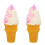 2Stk Dekoratives Fake Eiscreme Modell Aus PVC Show-Objekt 4