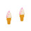 2Stk Dekoratives Fake Eiscreme Modell Aus PVC Show-Objekt 6
