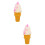 2Stk Dekoratives Fake Eiscreme Modell Aus PVC Show-Objekt 9