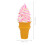2Stk Dekoratives Fake Eiscreme Modell Aus PVC Show-Objekt 10