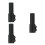3Pièces Rallonge Guidon Aluminium Noir Confort 7