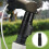 3Pièces Rallonge Guidon Aluminium Noir Confort 3