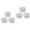 6Pièces Bols Soak Pour Cuticules Et Retrait Vernis 3